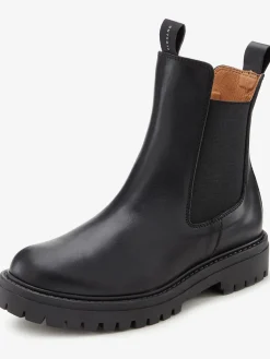 Bottines chelsea tendance en cuir de qualité, très confortables