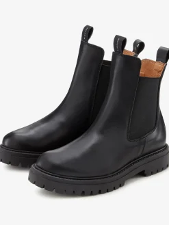 Bottines chelsea tendance en cuir de qualité, très confortables