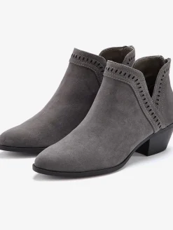 Bottines cowboy bottines western avec découpe latérale tendance