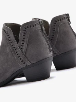 Bottines cowboy bottines western avec découpe latérale tendance