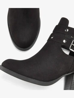 Bottines cowboy boucle décorative tendance