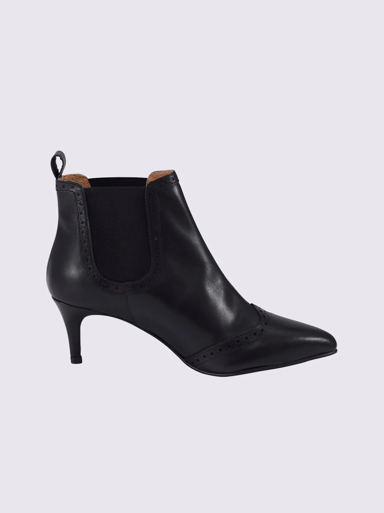 Bottines cuir nappa de vache