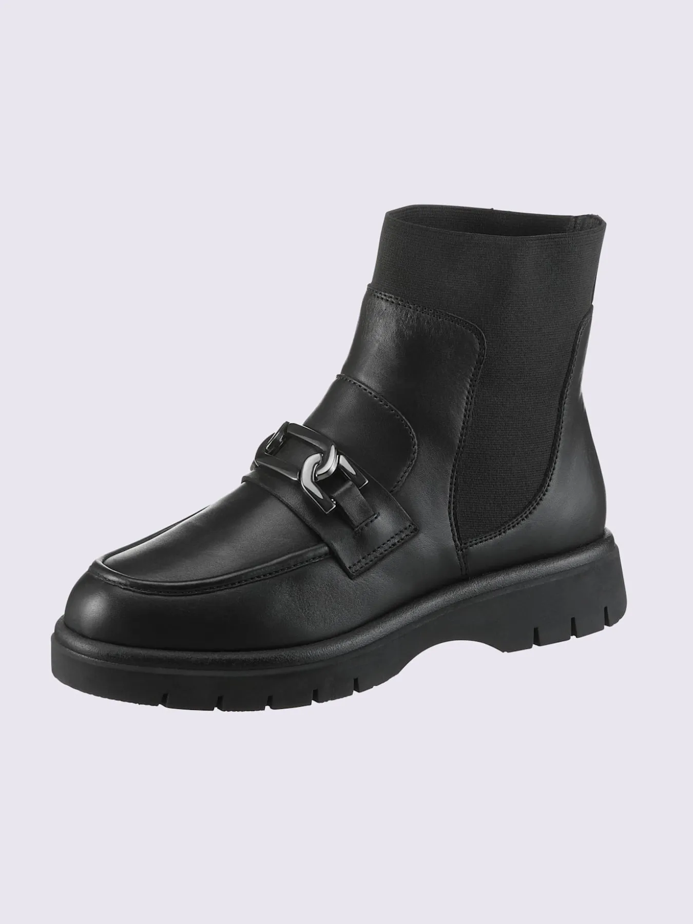 Bottines cuir nappa de vache