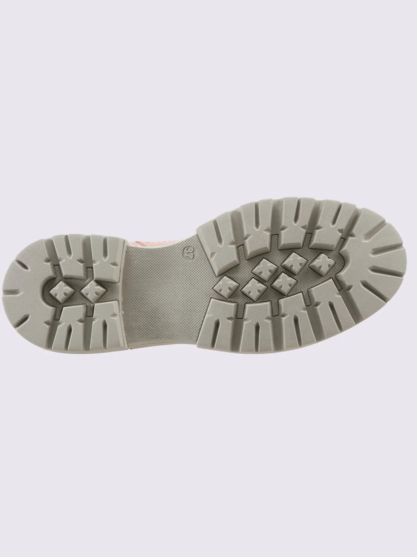 Bottines cuir velours de vache.