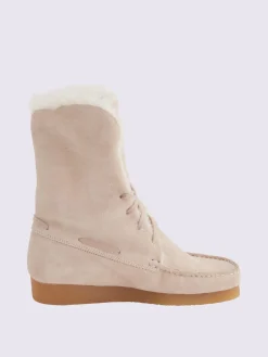Bottines cuir velours vachette doux