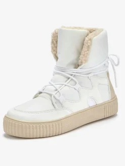 Bottines d'hiver bottines doublées chaudes avec laçage raffiné