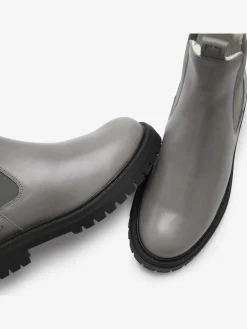 Bottines d'hiver en cuir de qualité avec doublure chaude toute douce