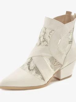 Bottines d'été avec dentelle raffinée