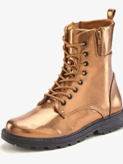 Bottines look métallisé tendance