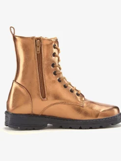 Bottines look métallisé tendance