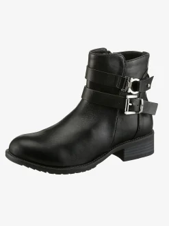 Bottines matière synthétique