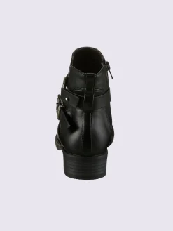 Bottines matière synthétique