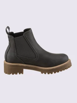 Bottines matière synthétique