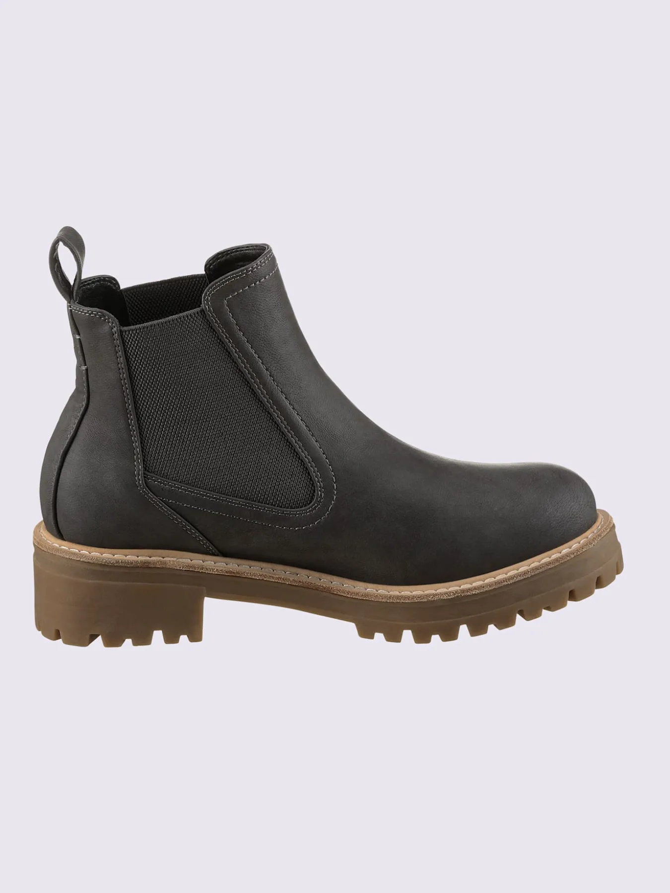 Bottines matière synthétique