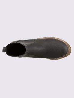 Bottines matière synthétique