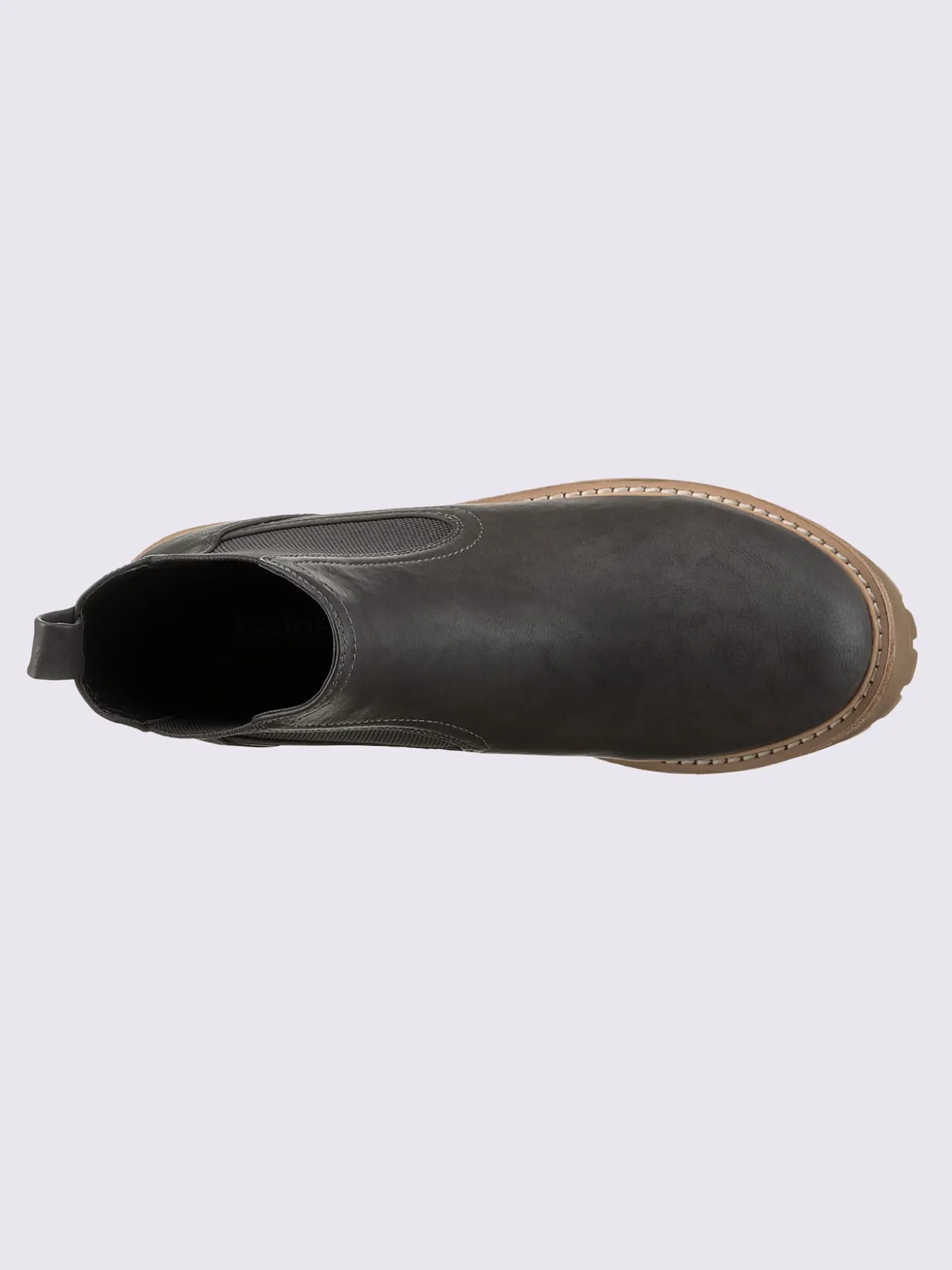 Bottines matière synthétique