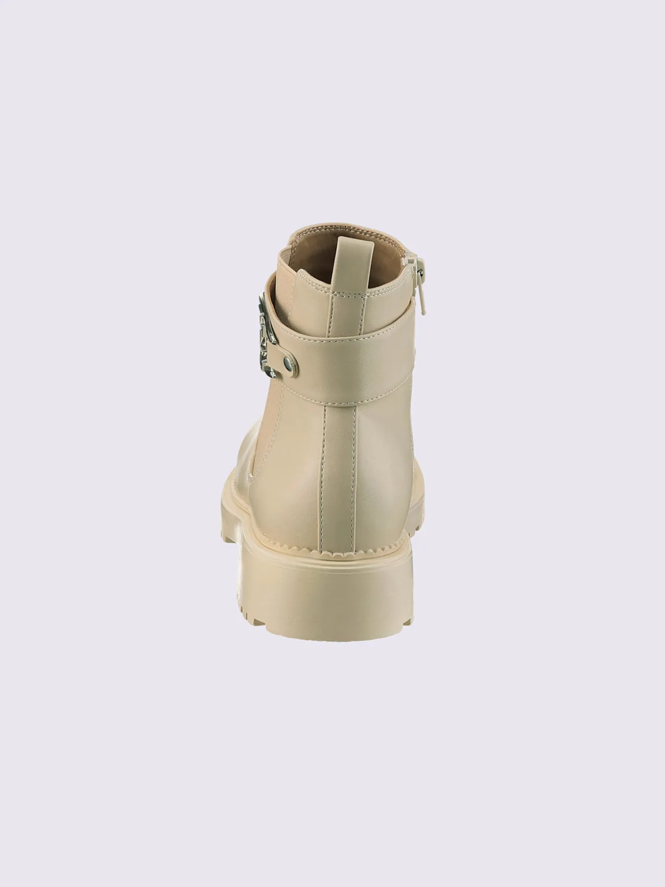 Bottines matière synthétique