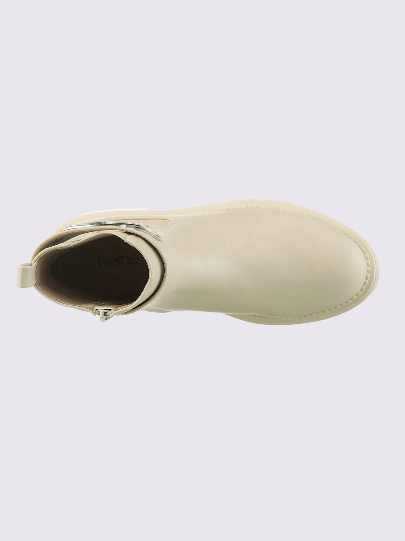 Bottines matière synthétique