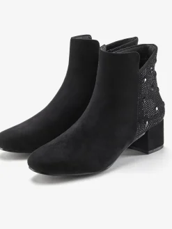 Bottines talon bottier confortable d'env. 4,5 cm