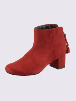 Bottines textile doux en synthétique velours