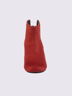 Bottines textile doux en synthétique velours