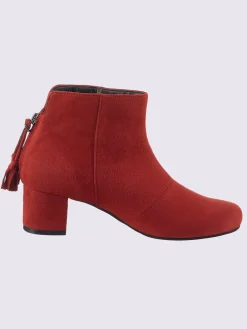 Bottines textile doux en synthétique velours