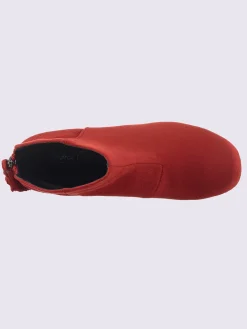 Bottines textile doux en synthétique velours