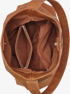 Cabas sac à bandoulière au design contrasté tendance - détail contrasté ou motif structuré