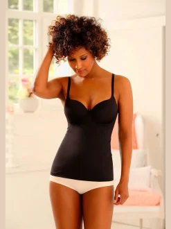 Caraco avec soutien-gorge à coques intégré débardeur avec soutien-gorge intégré avec armatures lascana