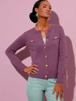 Cardigan 30% laine vierge