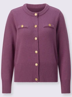 Cardigan 30% laine vierge