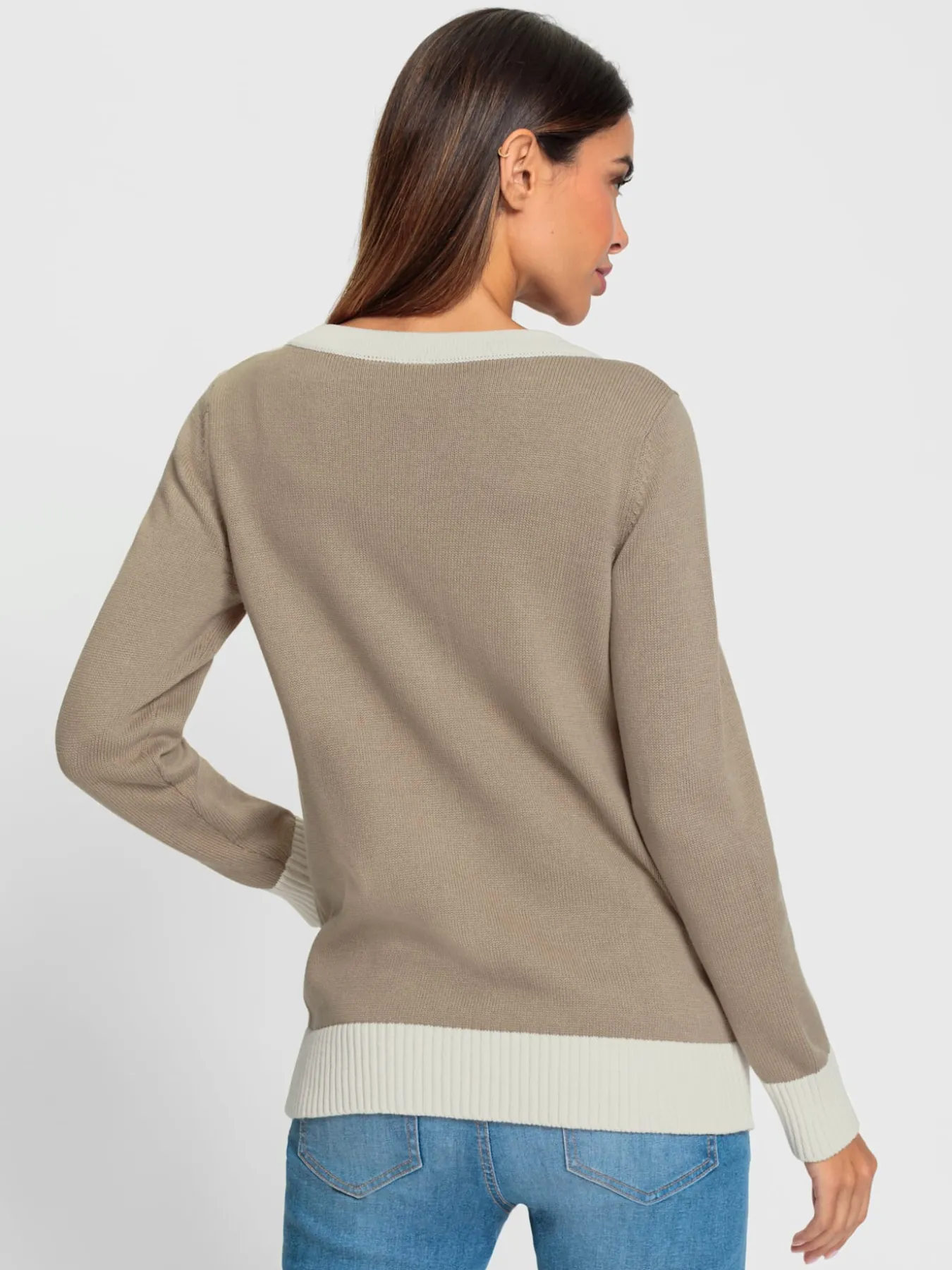 Cardigan jolis coloris contrastés