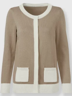 Cardigan jolis coloris contrastés