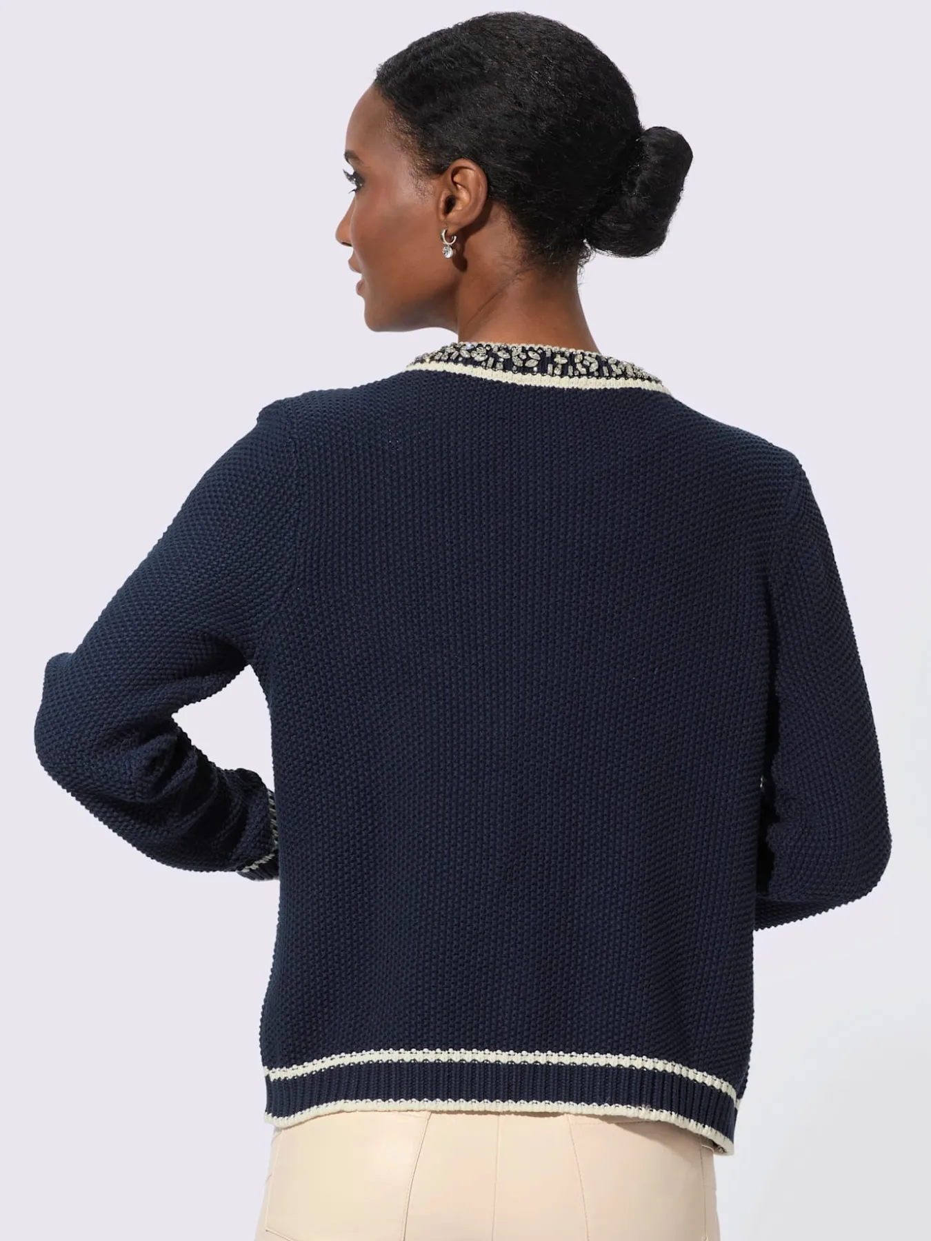 Cardigan pur coton