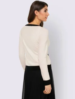 Cardigan veste en tricot, 2 poches