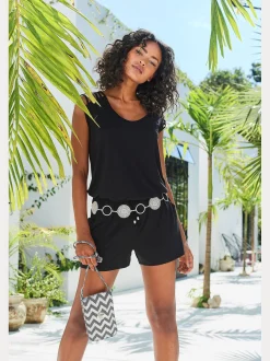 Ceinture à chaîne avec ornements