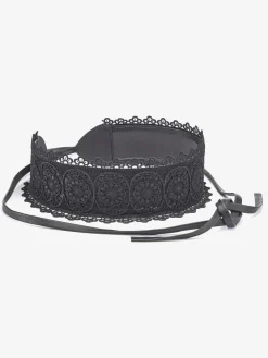 Ceinture avec broderie et dentelle tendance
