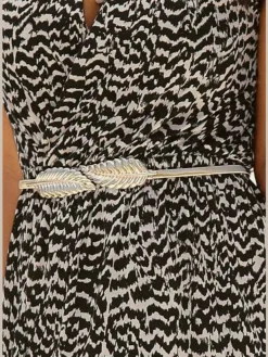 Ceinture décorative et extensible avec boucle plume tendance