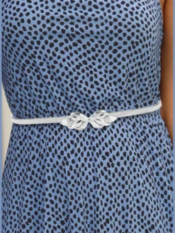 Ceinture décorative et extensible avec boucle plume tendance