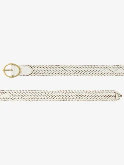 Ceinture en cuir forme personnalisée grâce à l'aspect tressé