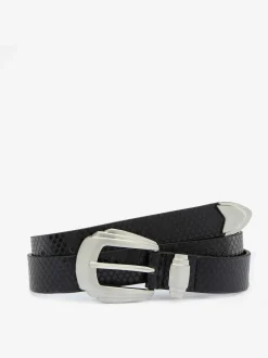 Ceinture hanches ceinture avec boucle décorative au look western tendance