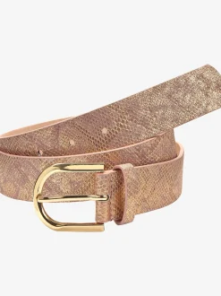 Ceinture hanches ceinture au look métallisé tendance avec motif animal en relief