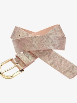 Ceinture hanches ceinture au look métallisé tendance avec motif animal en relief