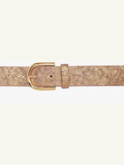 Ceinture hanches ceinture au look métallisé tendance avec motif animal en relief
