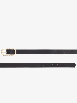 Ceinture hanches ceinture avec boucle métallique décorative et détails couleur or