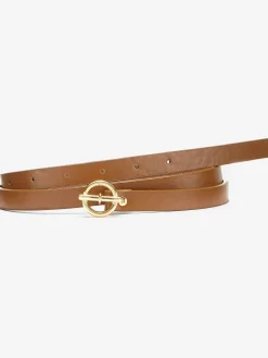 Ceinture hanches ceinture sobre avec fermoir en anneau couleur or et fermeture à épingle