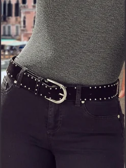 Ceinture hanches ceinture tendance en synthétique velours