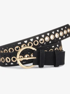 Ceinture hanches découpes tendance et détails dorés