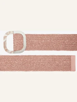 Ceinture élastique avec boucle décorative et détails argentés