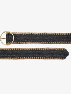 Ceinture élastique avec boucle dorée